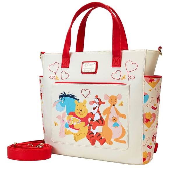 NWT Winnie The Pooh Valentines Day Tote - Picture 2 of 5